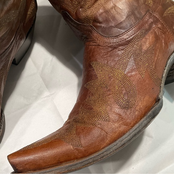 Old Gringo Gold Shimmer Boots Size 9 - Picture 3 of 14